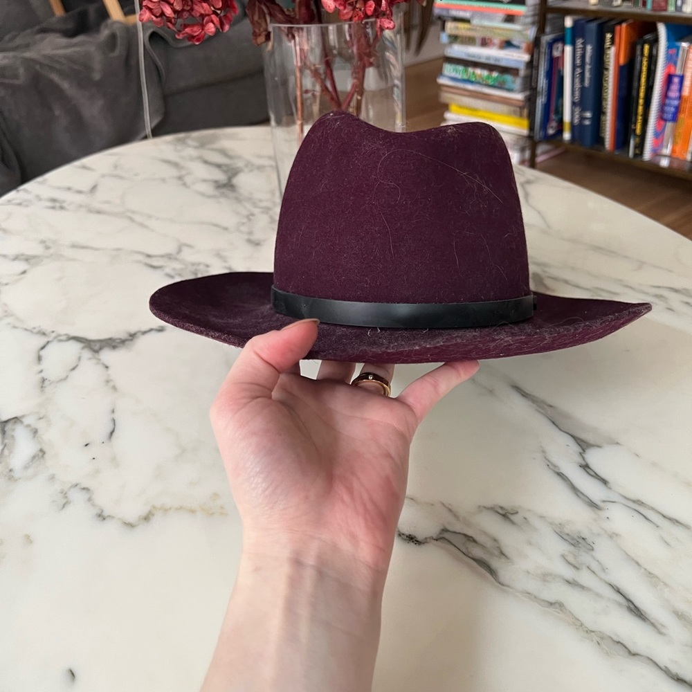 Rag and Bone wide rim wool hat boho fedora